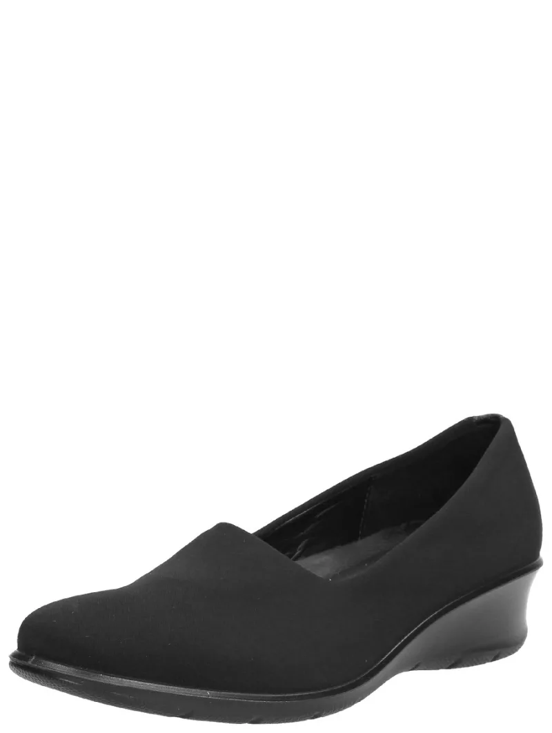 ECCO Felicia, werkschoenen voor dames in zwart, foto 2 van 2