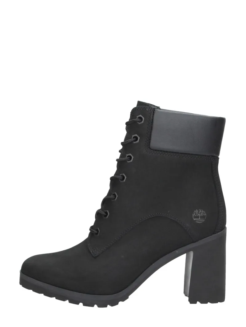 Timberland Allington 6 Inch Lace Up, veterschoenen hak voor dames in zwart
