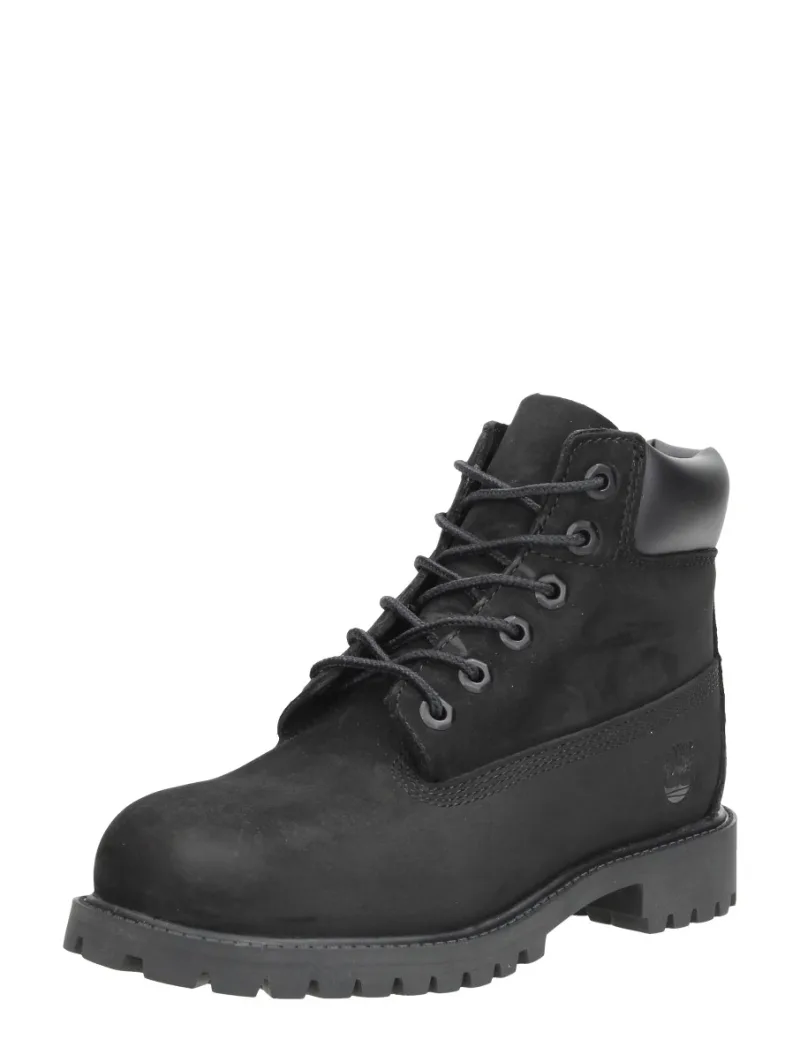 Timberland 6 Inch Premium Boot, hoge veterschoenen voor meisjes in zwart, foto 2 van 2