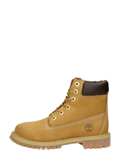 Timberland Premium 6 Inch Boot, hoge veterschoenen voor meisjes in geel, foto 1 van 4