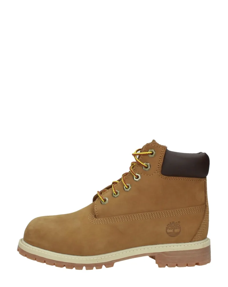 Timberland Premium 6 Inch Boot, hoge veterschoenen voor jongens in cognac