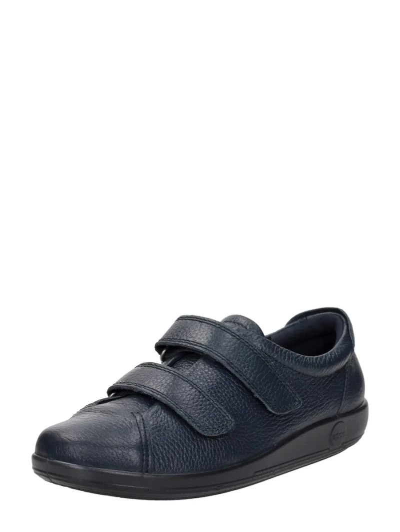 ECCO Soft 2.0, klittenband voor dames in blauw, foto 2 van 2