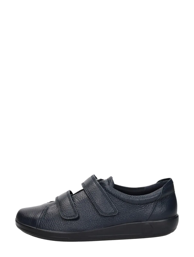 ECCO Soft 2.0, klittenband voor dames in blauw