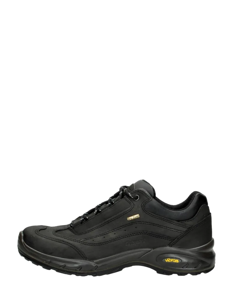 GriSport Travel Low, lage veterschoenen voor heren in zwart