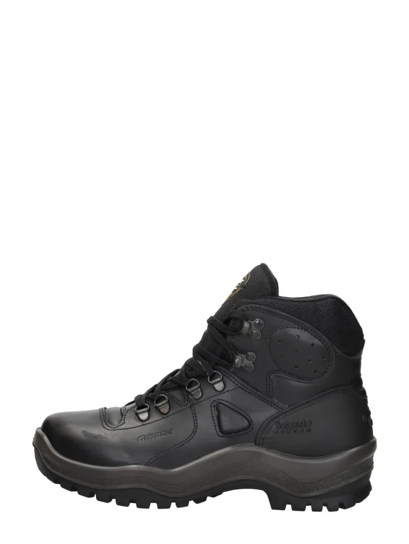 GriSport Sherpa, hoge veterschoenen voor heren in zwart