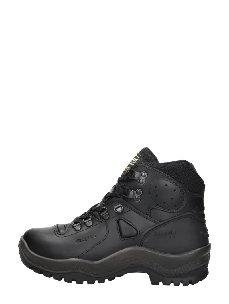 GriSport Sherpa, hoge veterschoenen voor dames in zwart