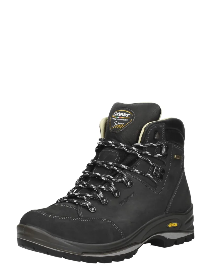 GriSport Anden, hoge veterschoenen voor heren in zwart, foto 2 van 2