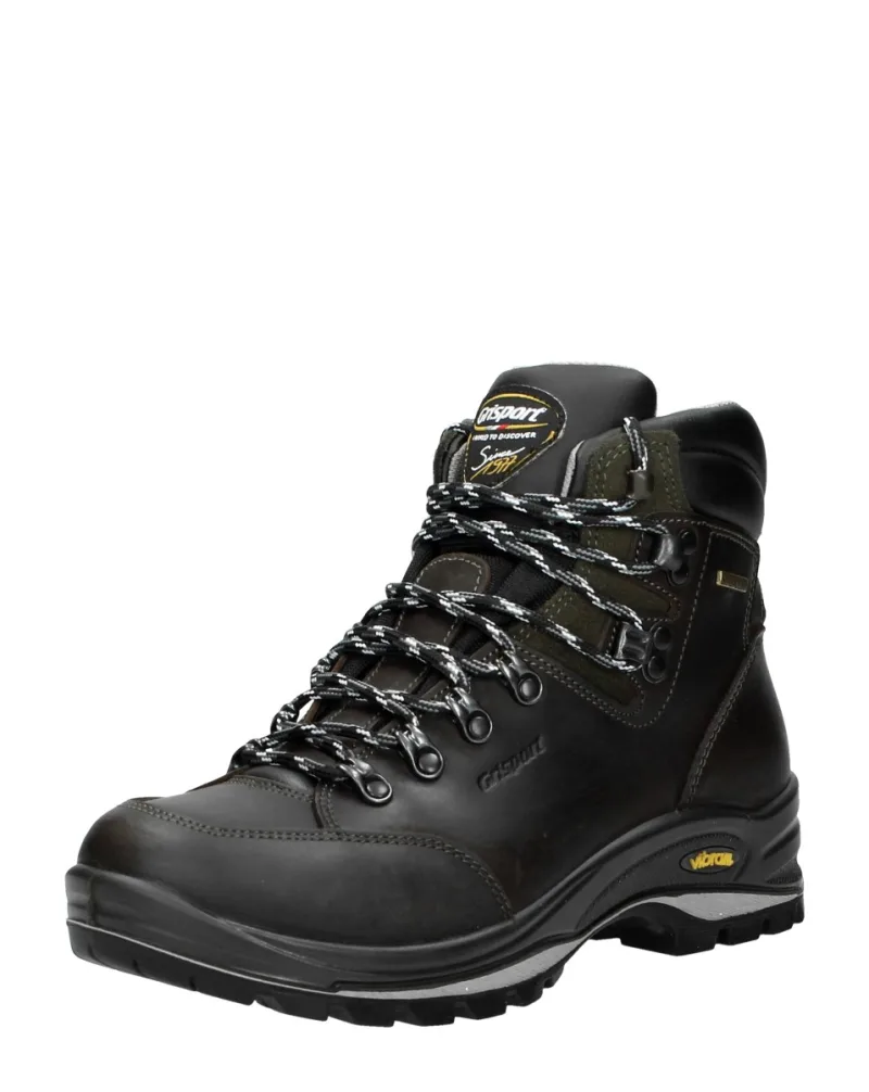 GriSport Anden, hoge veterschoenen voor dames in donkerbruin, foto 2 van 2