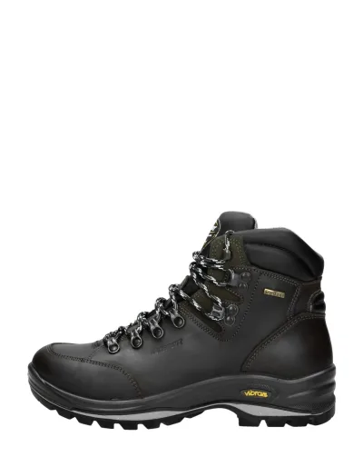 GriSport Anden, hoge veterschoenen voor dames in donkerbruin, foto 1 van 4