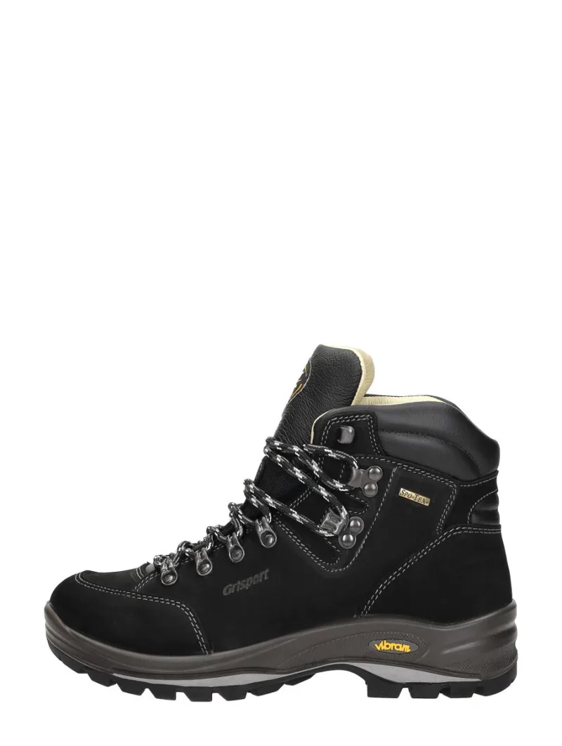 GriSport Anden, hoge veterschoenen voor dames in zwart