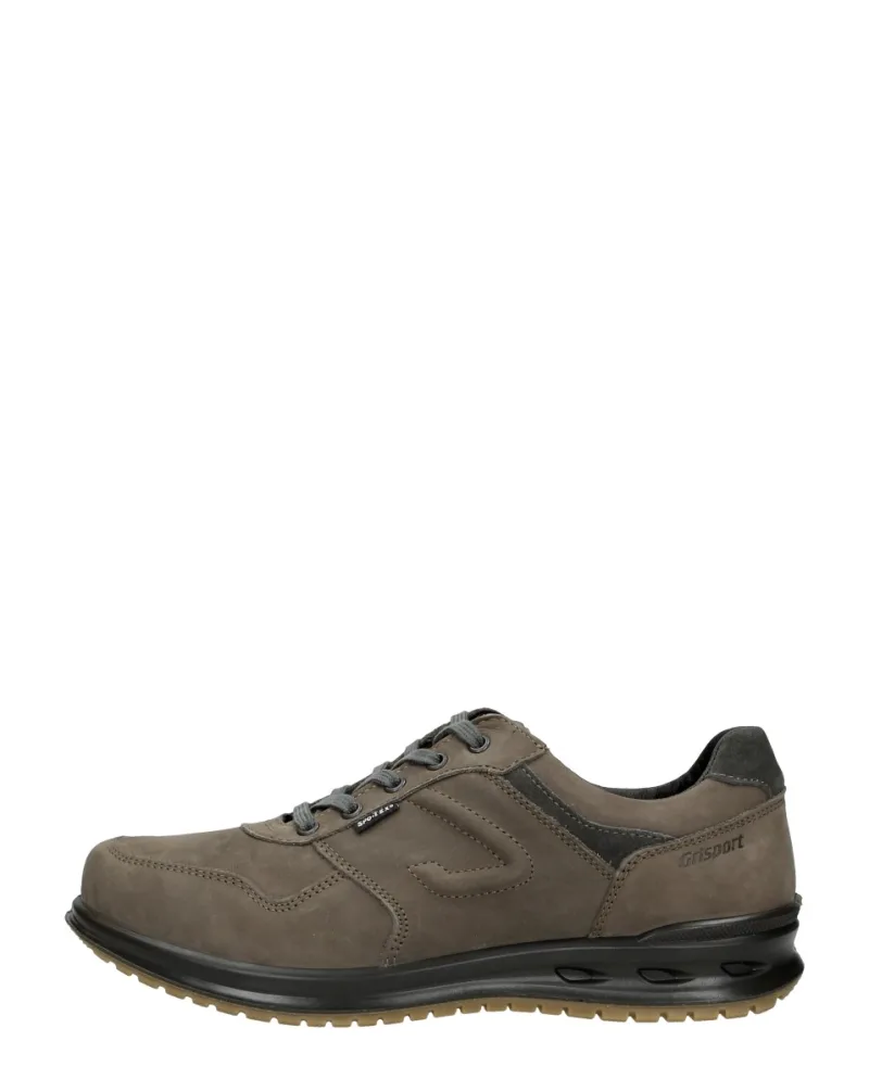 GriSport Heren Veterschoenen Middel Bruin, lage veterschoenen voor heren in middelbruin