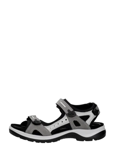ECCO Offroad Licht Grijs, sandalen plat voor dames in lichtgrijs, foto 1 van 4