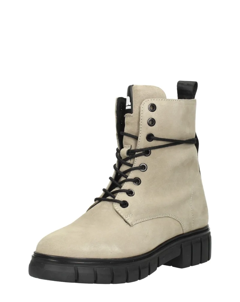 Maruti Tyler, hoge veterschoenen voor dames in beige, foto 2 van 2