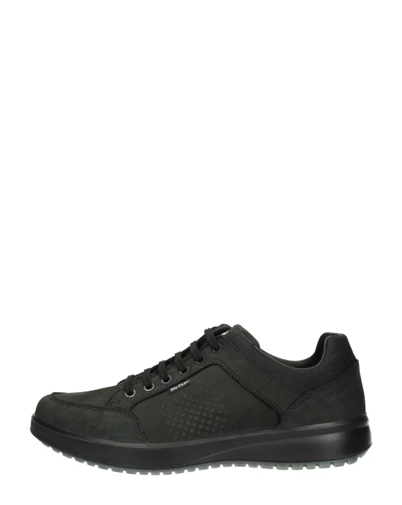 GriSport Veterschoenen Laag, lage veterschoenen voor heren in zwart