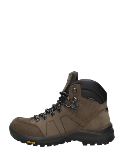 GriSport Utah Mid, hoge veterschoenen voor dames in cognac, foto 1 van 4