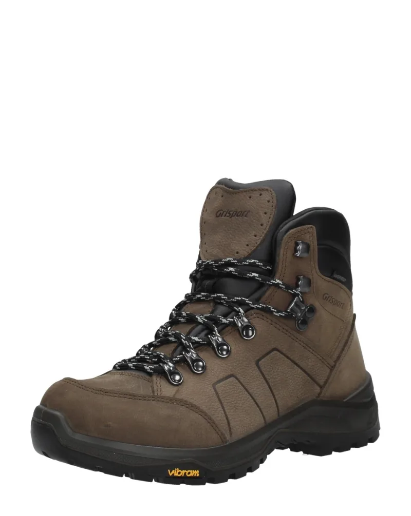 GriSport Utah Mid, hoge veterschoenen voor dames in cognac, foto 2 van 2