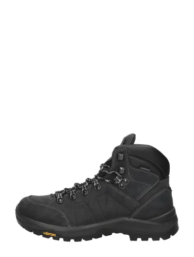GriSport Utah Mid, hoge veterschoenen voor dames in donkergrijs, foto 1 van 4