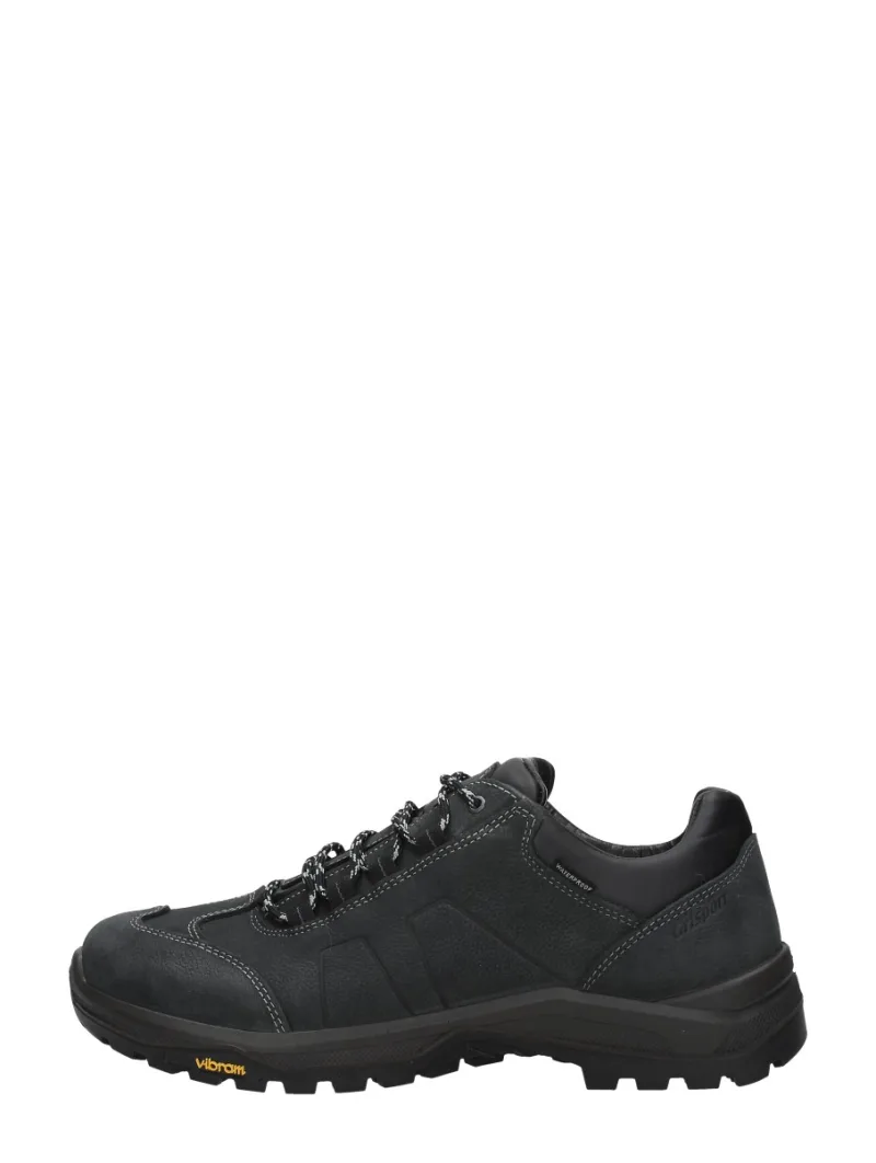 GriSport Utah Low, lage veterschoenen voor dames in donkergrijs