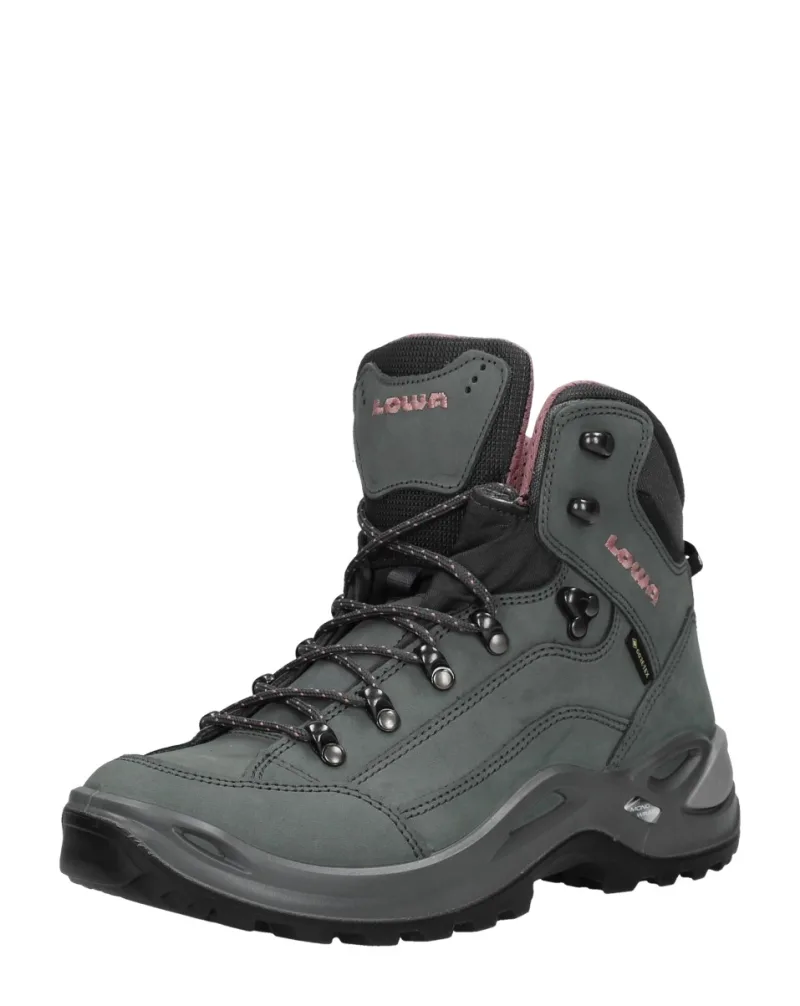 Lowa Renegade Gtx Mid Ws, hoge veterschoenen voor dames in donkergrijs, foto 2 van 2