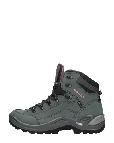 Lowa Renegade Gtx Mid Ws, hoge veterschoenen voor dames in donkergrijs, foto 1 van 4