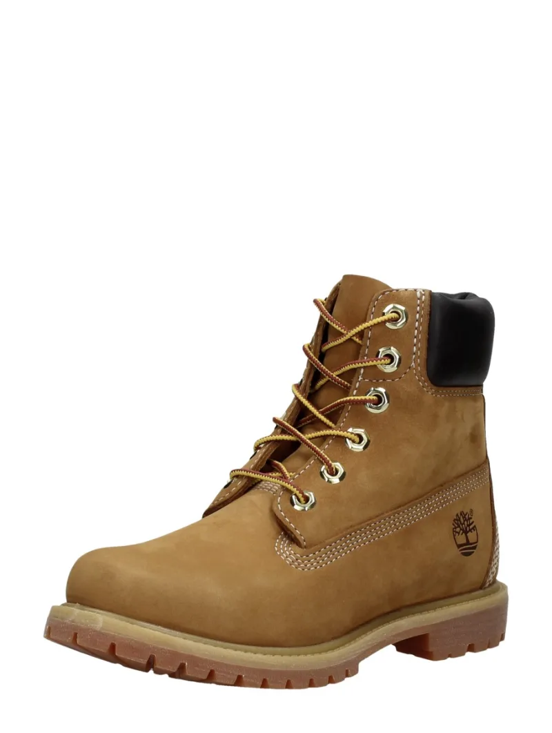 Timberland Premium 6-Inch Boot, hoge veterschoenen voor dames in geel, foto 2 van 2