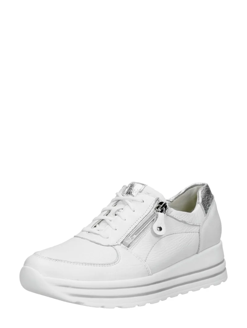 Waldläufer H-Lana, lage veterschoenen voor dames in wit, foto 2 van 2