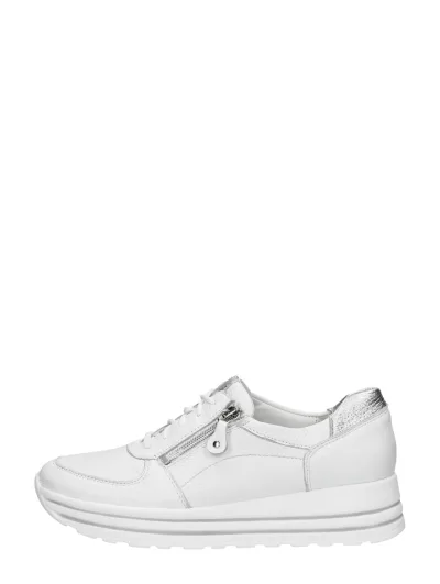 Waldläufer H-Lana, lage veterschoenen voor dames in wit, foto 1 van 4