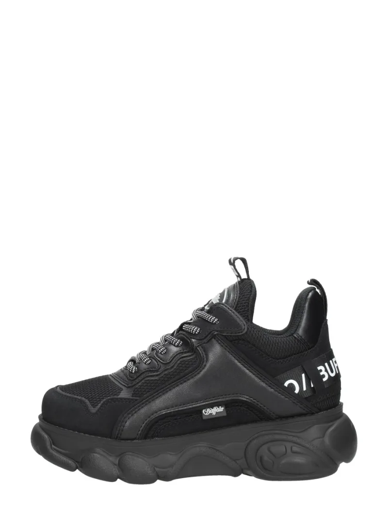 Buffalo CLD Chai Vegan, hoge sneakers voor dames in zwart