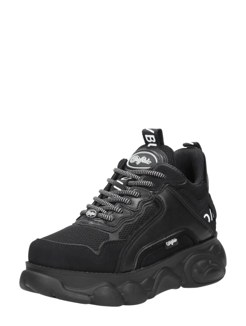 Buffalo CLD Chai Vegan, hoge sneakers voor dames in zwart, foto 2 van 2