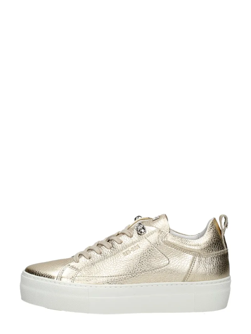 Red Rag Women Low Cut Sneaker, lage sneakers voor dames in goudkleur