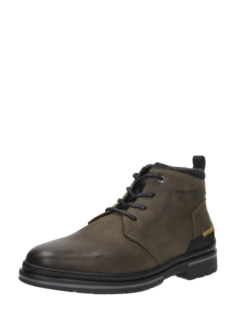 PME Legend Fleetman, hoge veterschoenen voor heren in khaki, foto 2 van 2