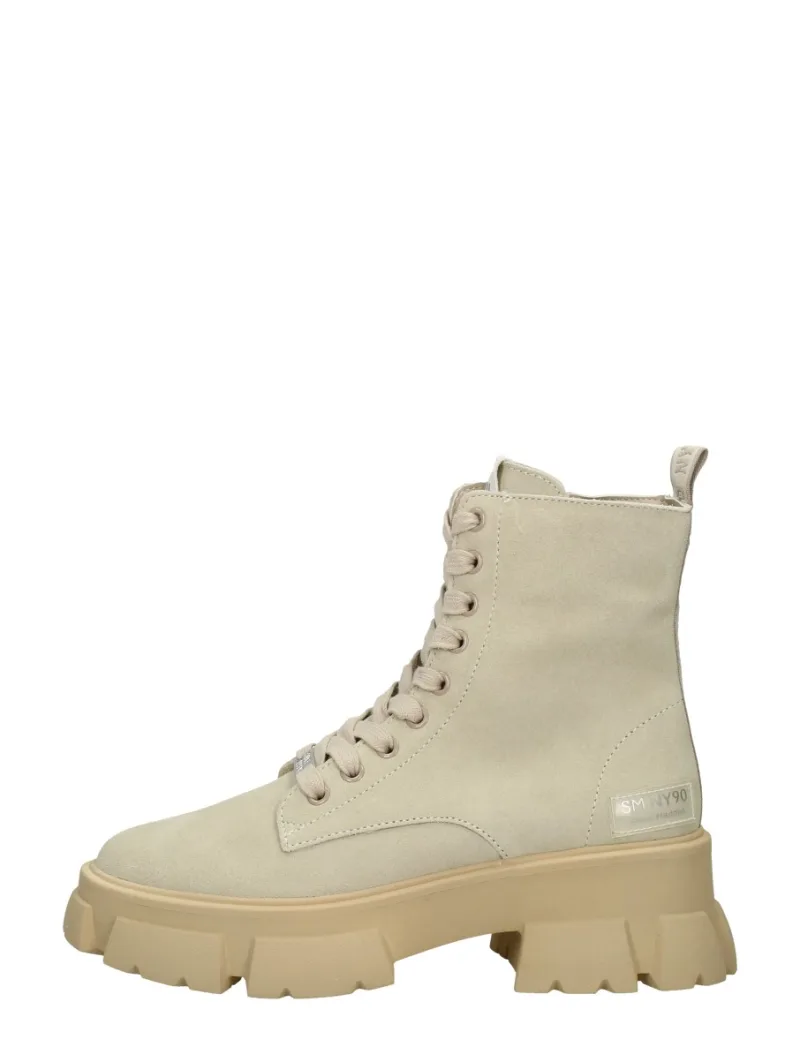 Steve Madden Tanker, veterschoenen hak voor dames in beige