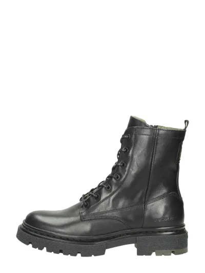 G-Star Kafey HGH Lace LEA W, hoge veterschoenen voor dames in zwart, foto 1 van 4