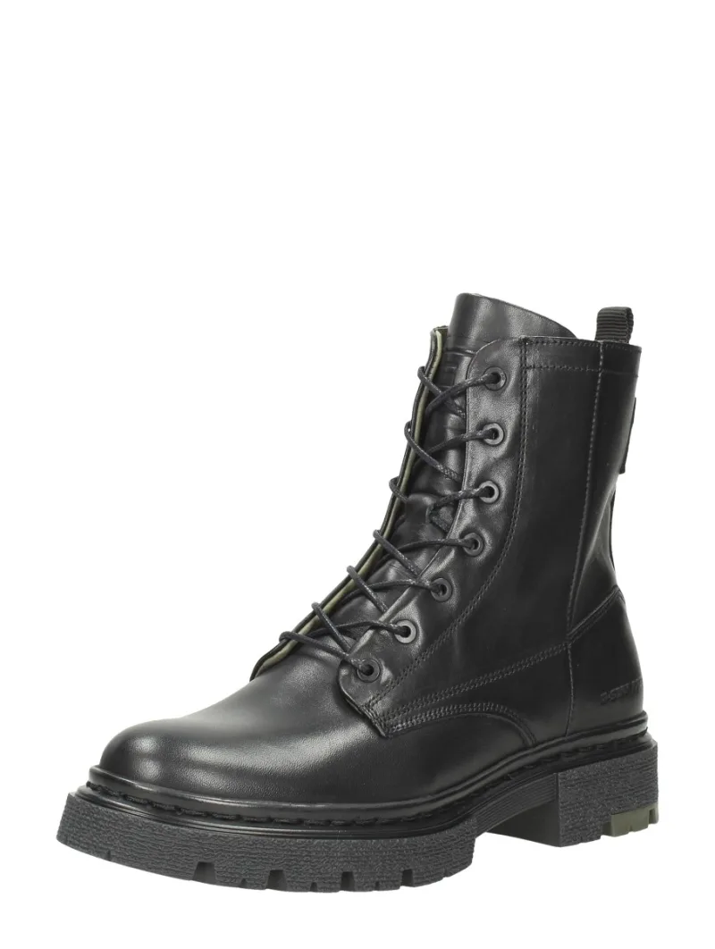G-Star Kafey HGH Lace LEA W, hoge veterschoenen voor dames in zwart, foto 2 van 2
