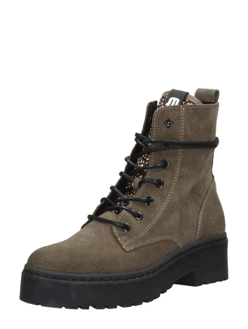 Maruti Tripp, hoge veterschoenen voor dames in taupe, foto 2 van 2
