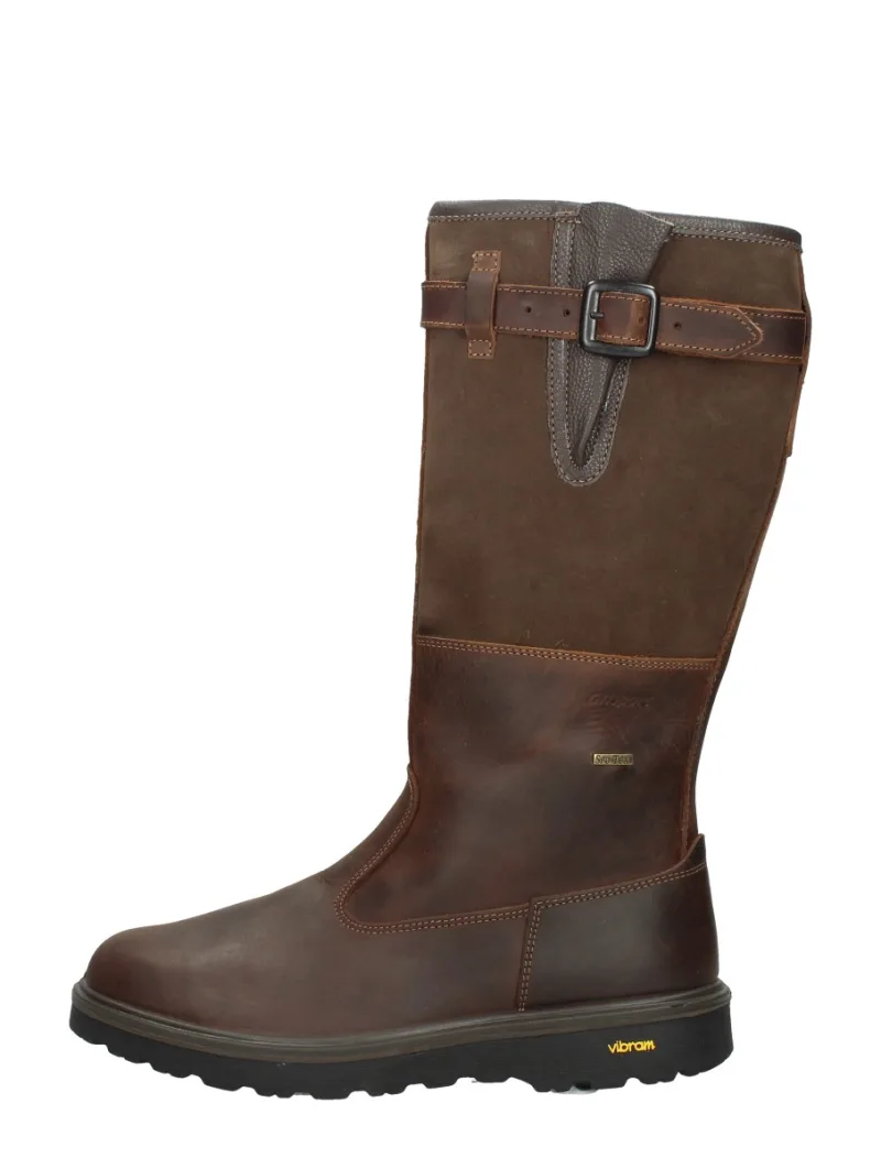 GriSport Highland, lange laarzen voor dames in cognac