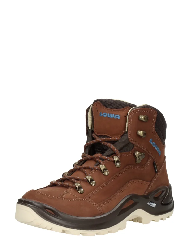 Lowa Renegade GTX Mid Ws middel bruin, hoge veterschoenen voor dames in middelbruin, foto 2 van 2