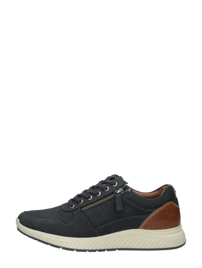 Australian Hurricane, lage veterschoenen voor heren in blauw, foto 1 van 4