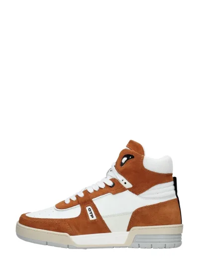 Off The Pitch Basketta Hi, hoge sneakers voor heren in wit, foto 1 van 4