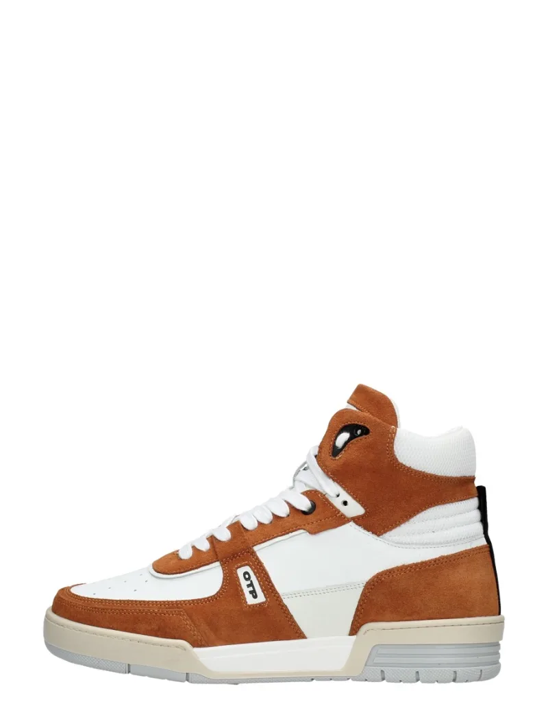 Off The Pitch Basketta Hi, hoge sneakers voor heren in wit