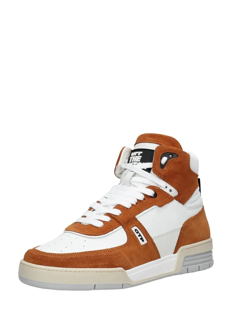 Off The Pitch Basketta Hi, hoge sneakers voor heren in wit, foto 2 van 2