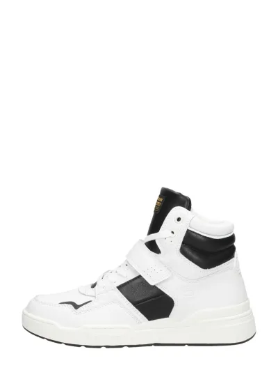 G-Star Attacc Mid BLK W, hoge veterschoenen voor dames in wit, foto 1 van 4