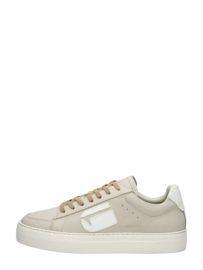 G-Star Loam II NUB W, lage veterschoenen voor dames in beige