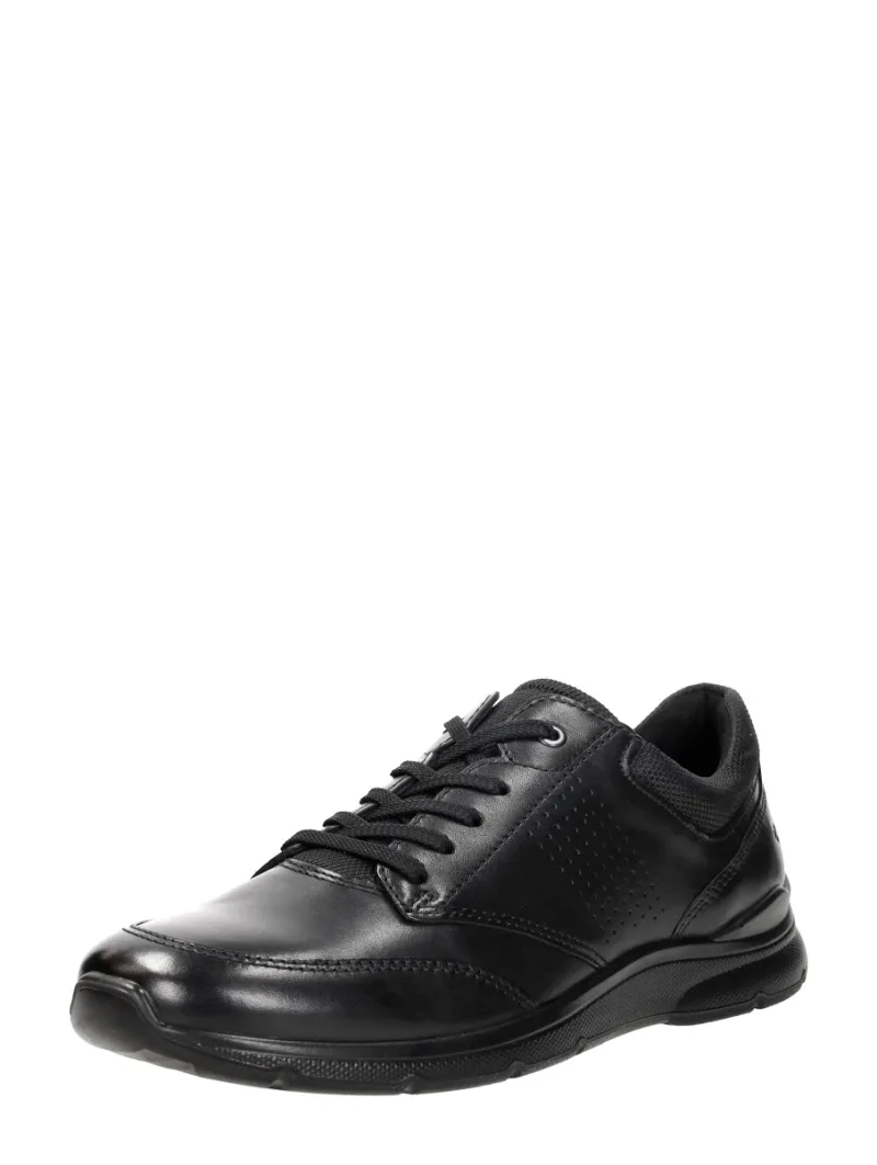 ECCO Irving, lage veterschoenen voor heren in zwart, foto 2 van 2