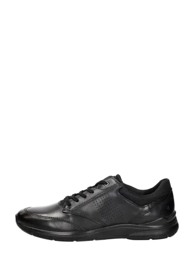 ECCO Irving, lage veterschoenen voor heren in zwart, foto 1 van 4