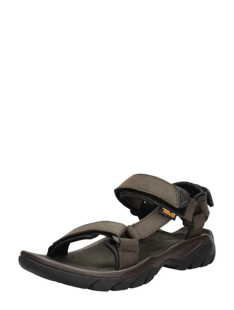 Teva Terra Fi 5 Universal Leather, sandalen voor heren in donkerbruin, foto 2 van 2