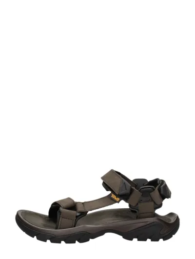 Teva Terra Fi 5 Universal Leather, sandalen voor heren in donkerbruin, foto 1 van 4