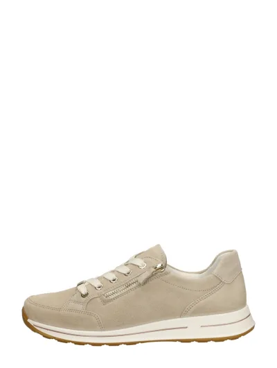 Ara Osaka 2.0, lage veterschoenen voor dames in beige, foto 1 van 4