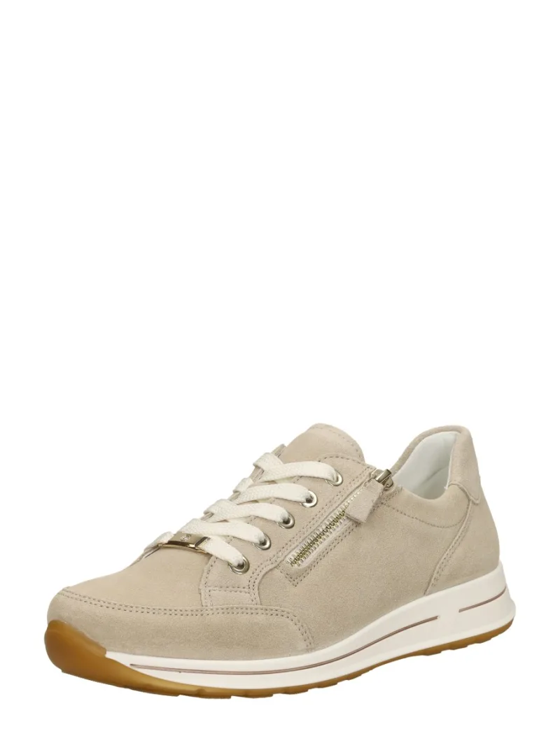 Ara Osaka 2.0, lage veterschoenen voor dames in beige, foto 2 van 2