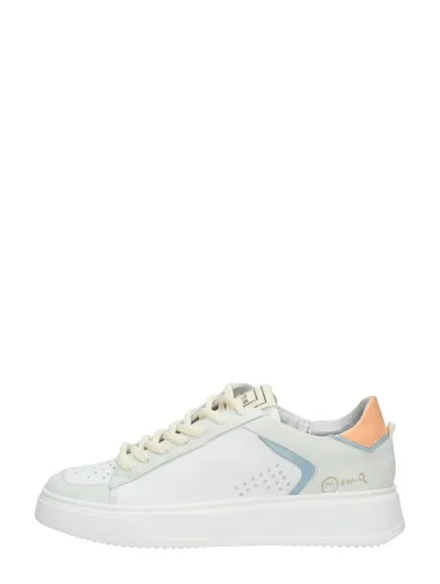 MJUS Veterschoenen Laag, lage veterschoenen voor dames in wit, foto 1 van 4